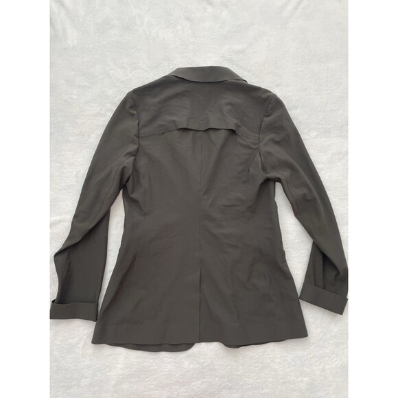Athleta Interstellar Blazer Jacket Athletic Size 4 Olive Women’s Workwear Office - Picture 2 of 4